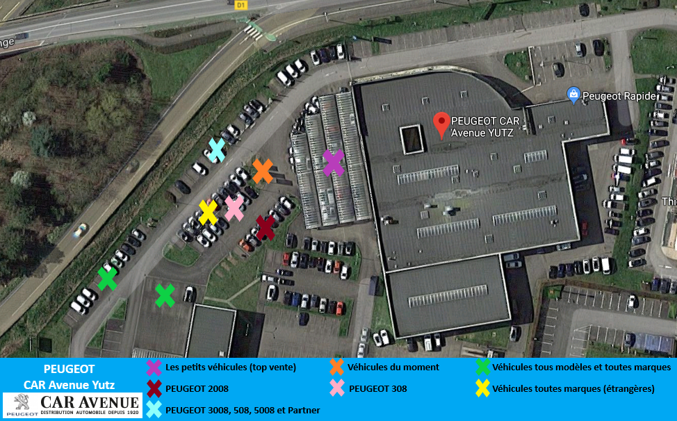 Parc Occasions PEUGEOT CAR Avenue Yutz