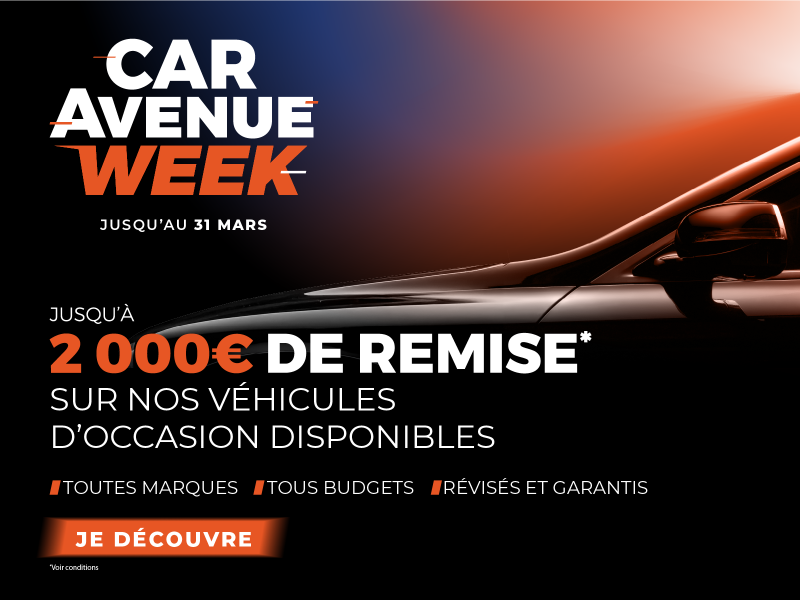 CAR Avenue WEEK MARS 2026